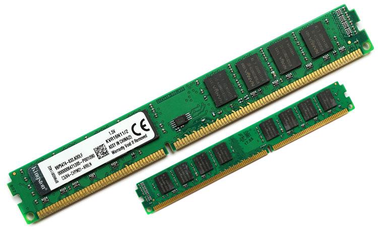 Оперативна пам'ять DDR3 2GB 1600MHz KVR16N11/2 універсальна (для INTEL і AMD) — 2 Гб ДДР3 PC3-12800 (ОЗП)