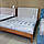 Стильне дерев'яне ліжко Глорія Максі з м'якою спинкою (Проти виробника), фото 4