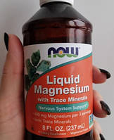 Магний жидкий NOW Foods Liquid Magnesium 237 мл