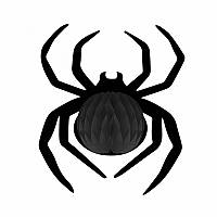 Підвіска-соти Павук 35см Yes! Fun ХЕЛЛОВІН