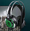 Ігрові стерео навушники Hoco ESD06 з мікрофоном і LED підсвічуванням (Чорний), фото 8