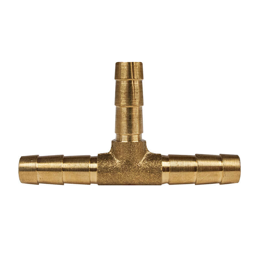 Тройник під шланг 8 мм латунний