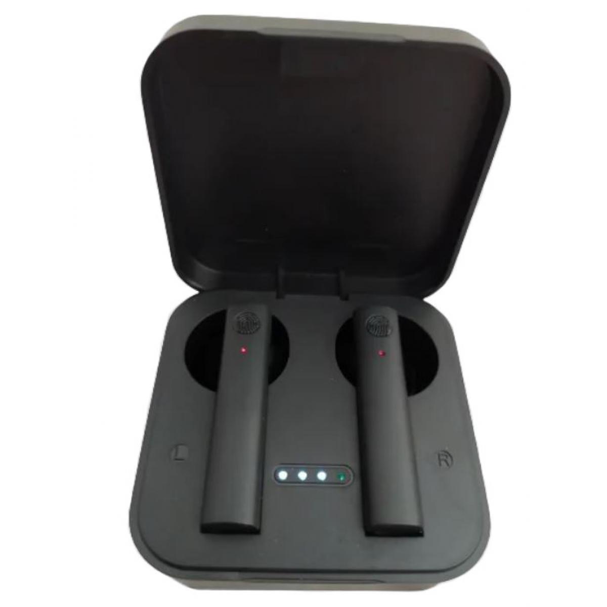Навушники бездротові AirDots PRO MI в кейсі, чорні, фото 1