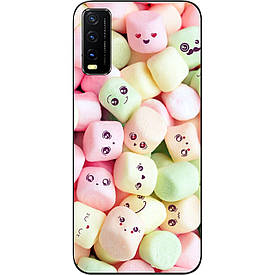 Чохол силіконовий для Vivo Y20 з картинкою Маршмеллоу