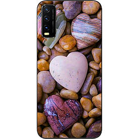 Чохол силіконовий для Vivo Y20 з картинкою Камені