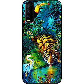 Бампер силіконовий для Vivo Y20 з малюнком Джунглі