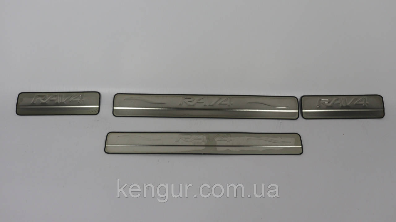 Накладки на пороги в салон (China) Toyota RAV-4 2006-...
