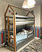 Ліжко двоповерхове дерев'яне трансформер Дом4, фото 4