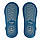 Шкарпетки для йоги сліди Сині, носочки для йоги та пілатесу з антиковзким покриттям "Yoga socks" 35-38 р., фото 2