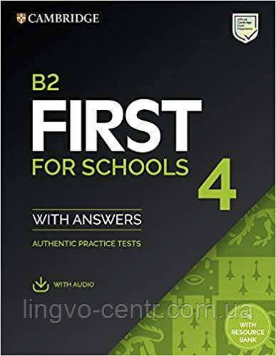First for School 4 B2 with answers/with audio/with resource bank, фото 1