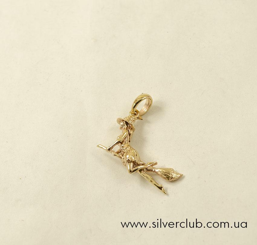 Кулон ведьма на метле, цена 850 грн — Prom.ua (ID#1497032272)