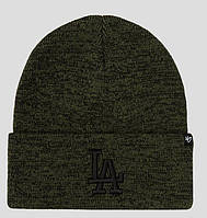 Черно-зеленая шапка 47 Brand MLB LOS ANGELES DODGERS Артикул B-TBNCL12XXE-HX