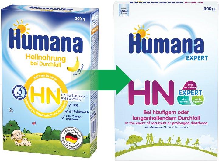 Молочна суха суміш Humana HN Expert У разі діареї 300 г