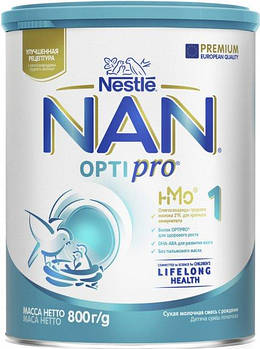 Суха дитяча молочна суміш NAN OptiPro 1, 800