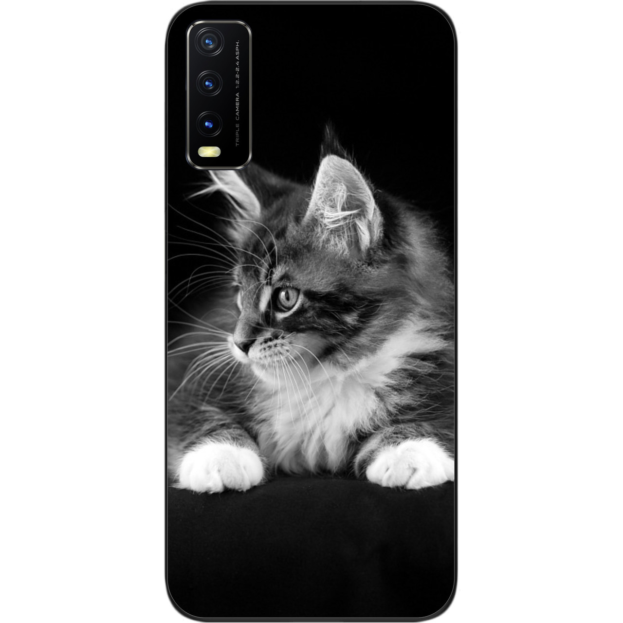 Силіконовий чохол для Vivo Y20 з картинкою Кошеня