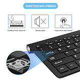 Комплект Бездротова клавіатура + мишка Ultra-thin Combo універсальна ультратонка, фото 10
