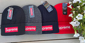 Шапка supreme логотип вишивка | бирка