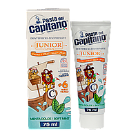 Зубня паста Pasta Del Capitano Junior Soft Mint 6+ (75 мл)