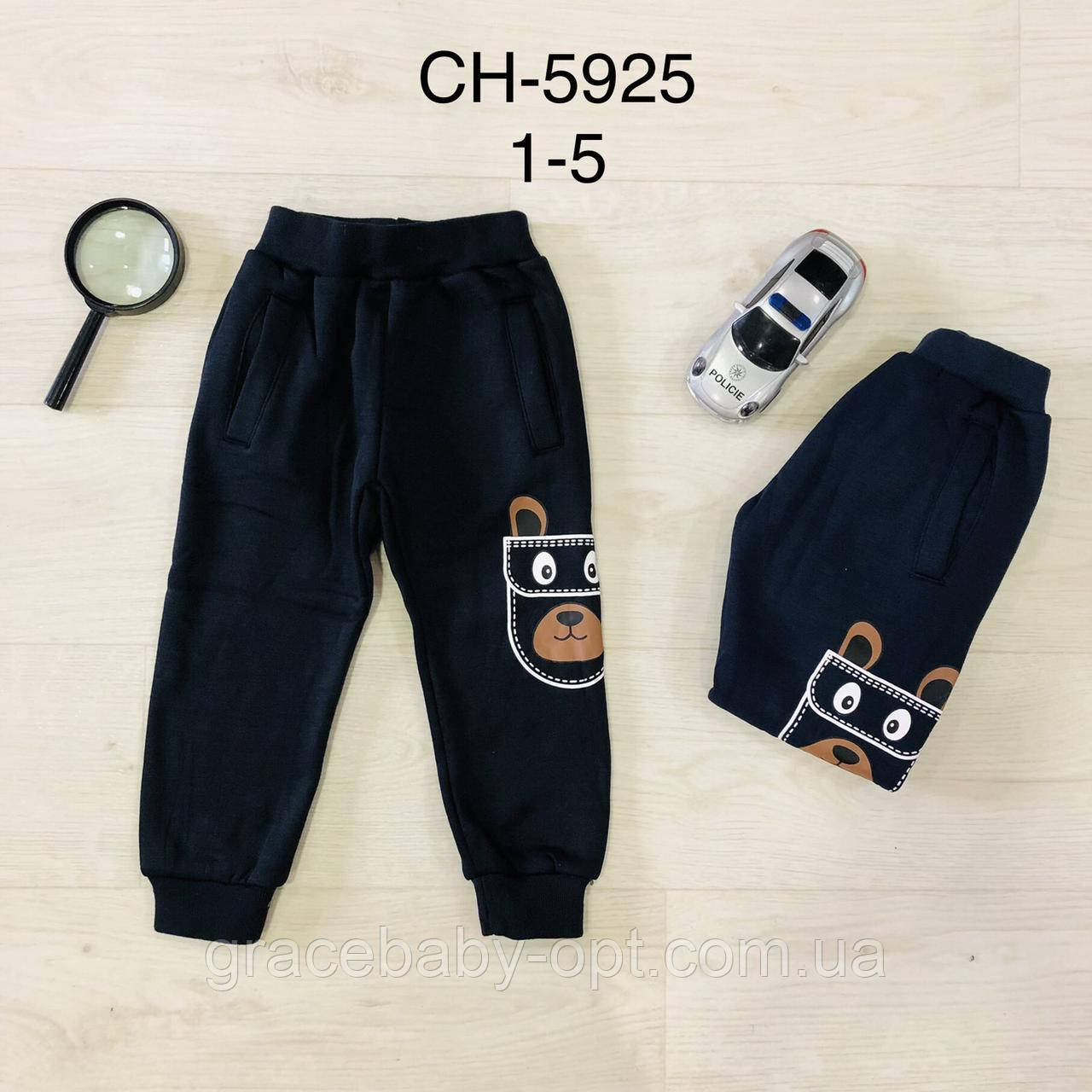 Спортивні штани з начосом для хлопчика оптом, S&D, 1-5 років, № CH-5925