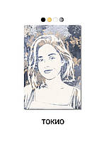 Картина флип-флоп - портрет из фотографии, размер 50х60 см Токио