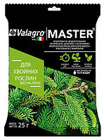 Комплексне мінеральне добриво для хвойних рослин Master (Майстер), 25 г, NPK 18.18.18, Весна (Valagro)