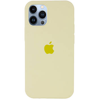 Чохол Silicone FULL case для IPhone 13 Pro max Mellow Yellow (32) жовтий