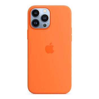 Чохол Silicone FULL case для IPhone 13 Pro max Orange (21) жовтогарячий