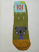 Дитячі шкарпетки махрові - Дюна р. 14-16 (шкарпетки дитячі зимові махрові, Duna) 4038-2573-оливковий (світлий)