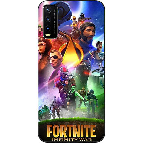 Силіконовий чохол для Vivo Y20 з картинкою Фортнайт, фото 1