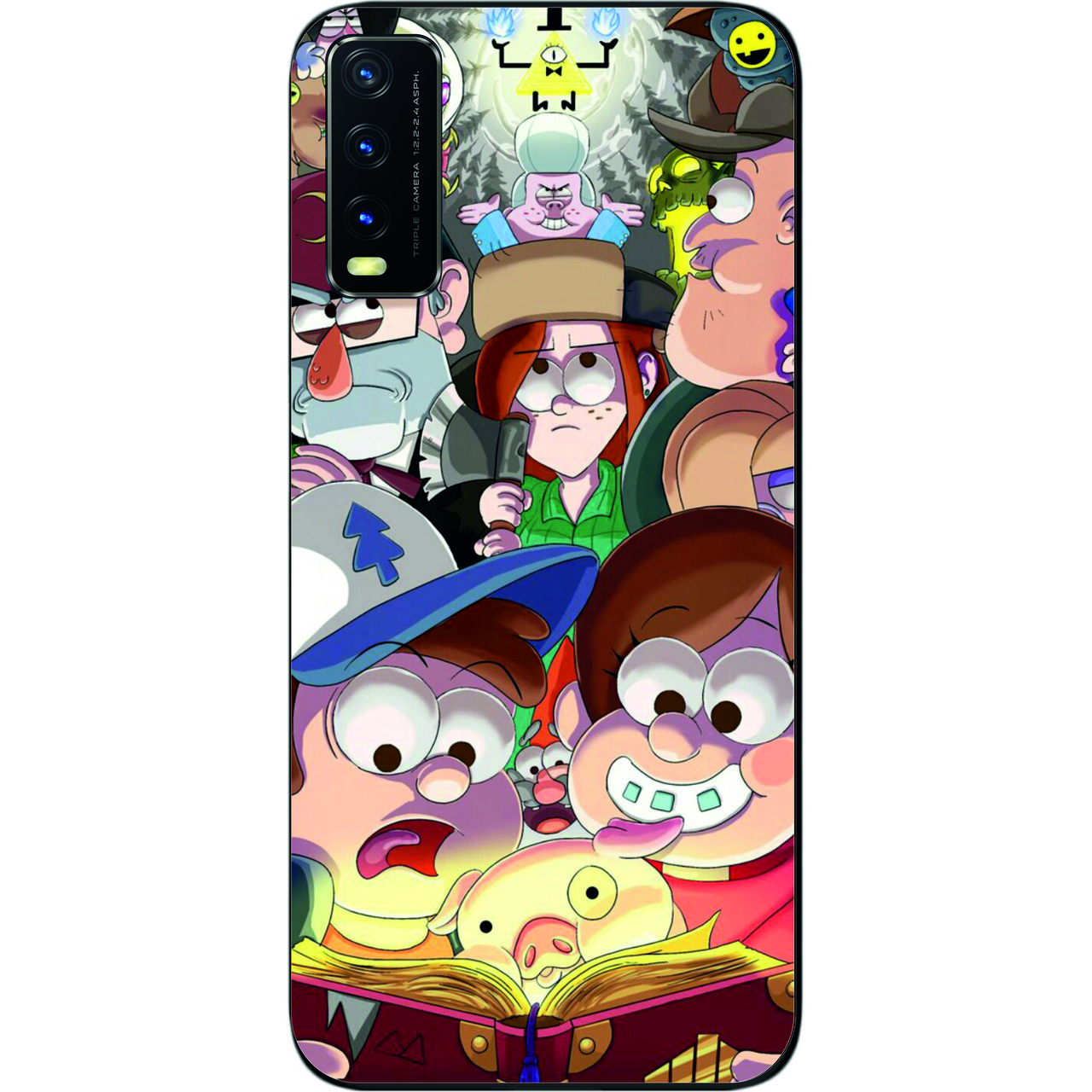 Силіконовий чохол для Vivo Y20 з картинкою Гравити Фолз герої