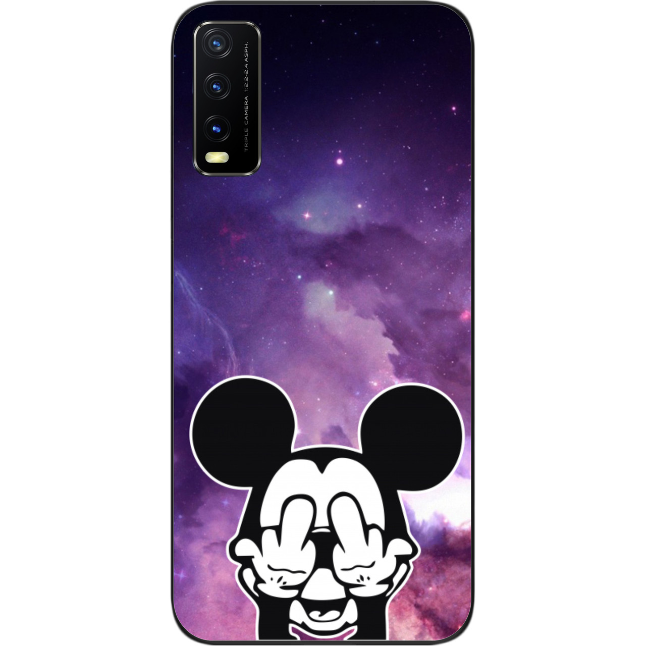 Силіконовий чохол для Vivo Y20 з картинкою Міккі космос