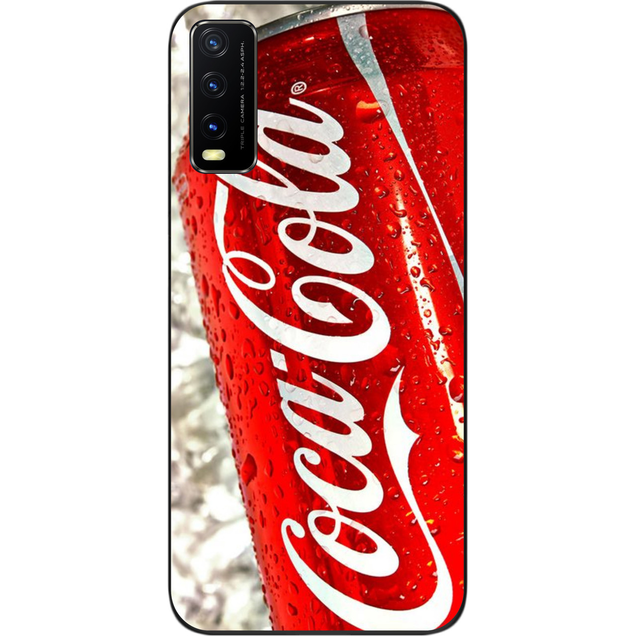 Силіконовий чохол для Vivo Y20 з картинкою Coca-Cola