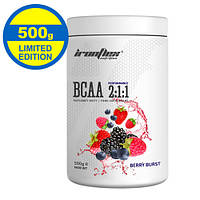 Аминокислоты IronFlex BCAA Performance 2-1-1 500 г Ягодный Взрыв Berry Burst