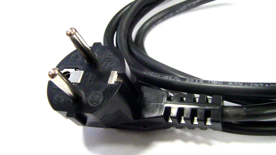 Сетевой шнур  черный Провод с вилкой / шнур с вилкой, фото 1