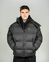 Зимняя мужская куртка OGONPUSHKA Homie 2.0 Recycle черная