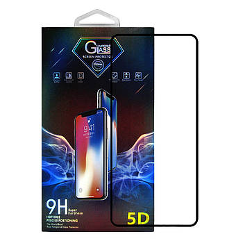 Захисне скло Premium Glass 5D Full Glue для Huawei P Smart 2021 Black