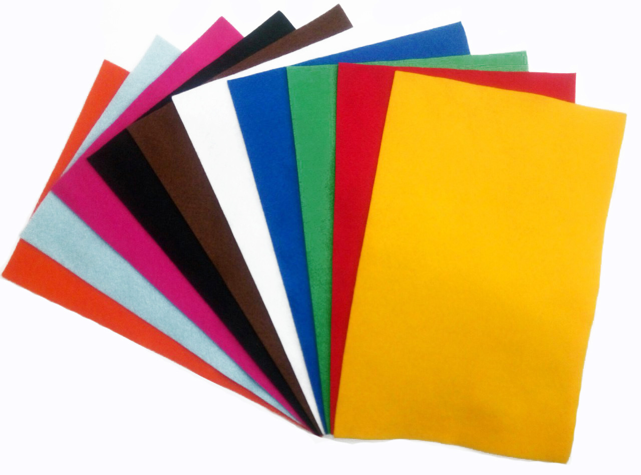 Набір фетру 10 кольорів 2 мм, фото 1