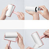 Липкий валик для одягу Xiaomi Mijia MIJOY Portable Sticky Hair Device Pink (MJ-QZ001/GTT4201RT), фото 4