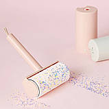 Липкий валик для одягу Xiaomi Mijia MIJOY Portable Sticky Hair Device Pink (MJ-QZ001/GTT4201RT), фото 5