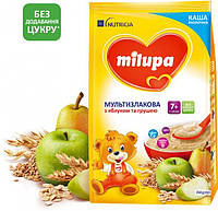 Молочная каша Milupa Мультизлаковая с яблоком и грушей 210 г