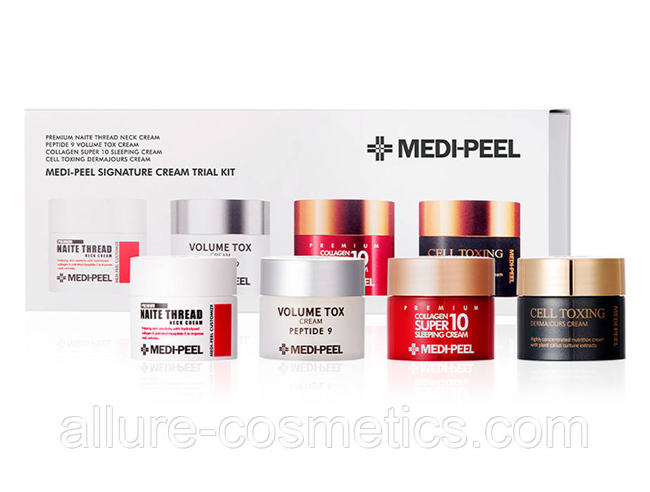 Набір мініатюр кремів Medi-Peel Signature Cream trial kit 4 × 10ml