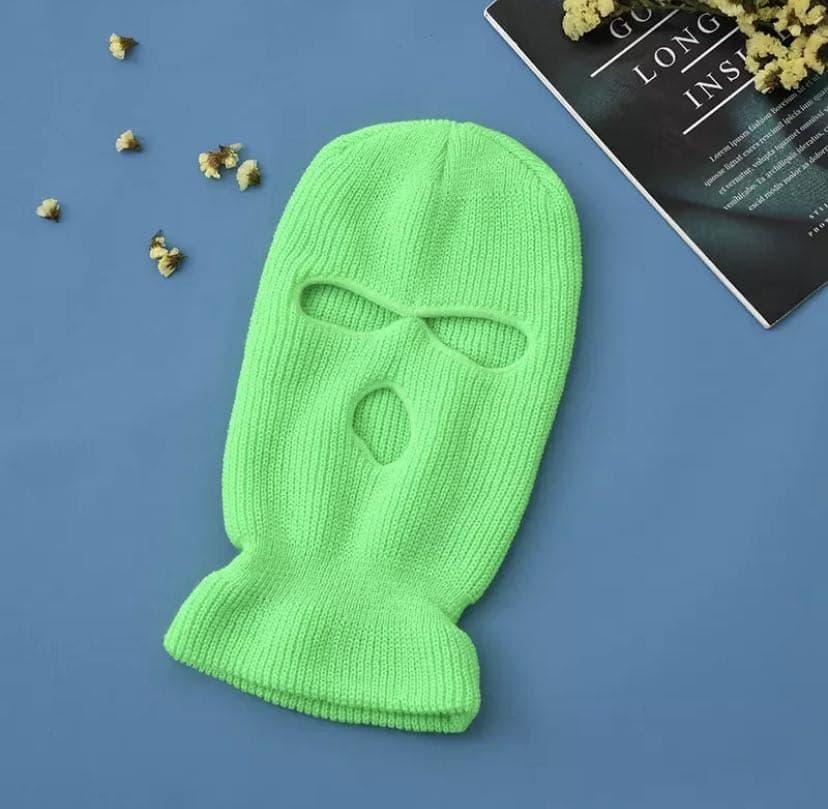 Шапка Маска Балаклава розмір One Size Флуоросцентно Зелена