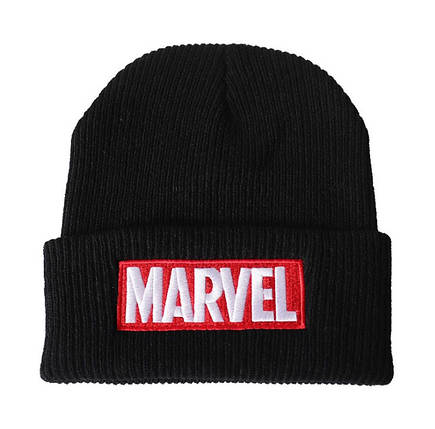 Шапка Marvel розмір One Size Чорна, фото 1