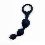 Силіконова анальна пробка "Гарбуз" - Рожевий - 1,9*2,3*3*15 см - Анальні іграшки, фото 2