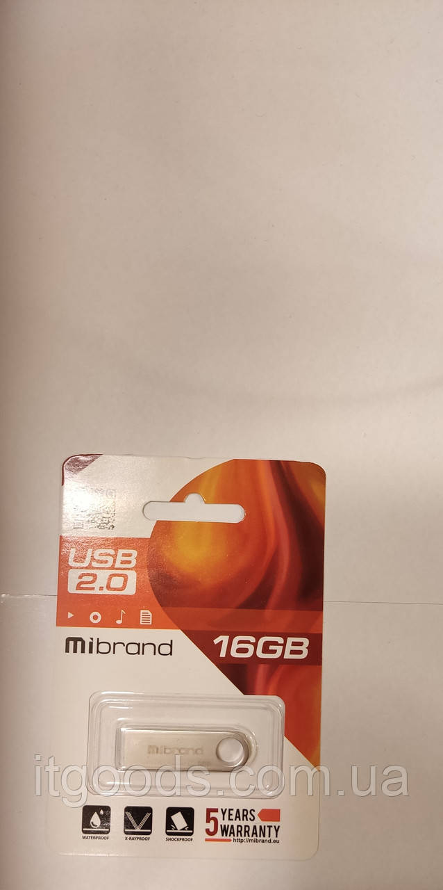 Карта пам'яті USB 2.0 Flash Drive 16GB Mibrand