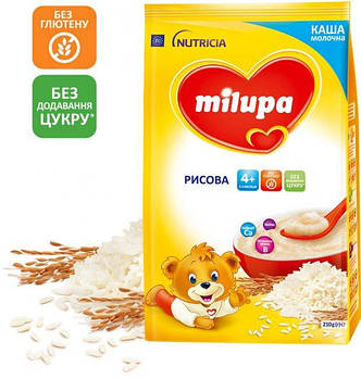 Молочна каша Milupa Рисова 210 г