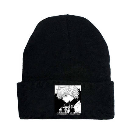 Шапка Аніме Мисливець Hunter Наклейка Стиль 2 Чорна, фото 1