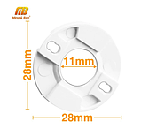 Пластиковая накладка 28 мм X 28 мм на Светодиод 11x11 мм, фото 2