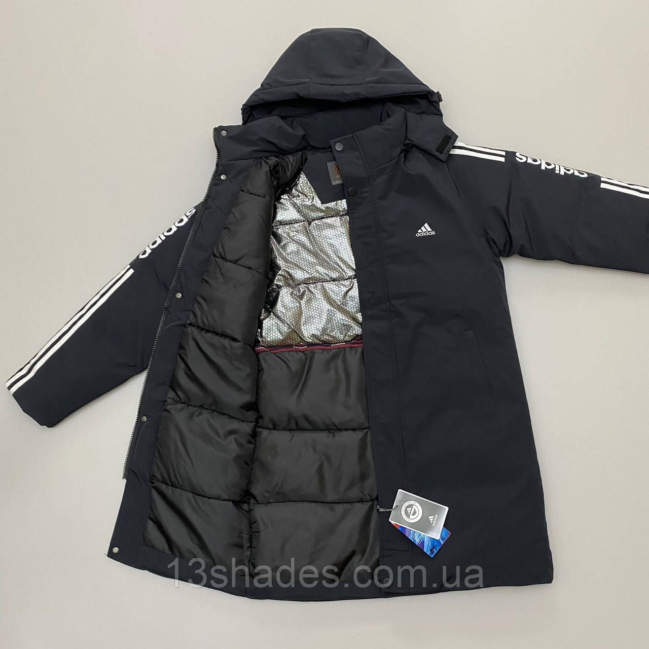 Куртка парку чоловіча зима темно-синій Київ, фото 1