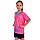 Дитяча футбольна форма для дівчаток/хлопчиків SP Sport D8836B рожевий, фото 3
